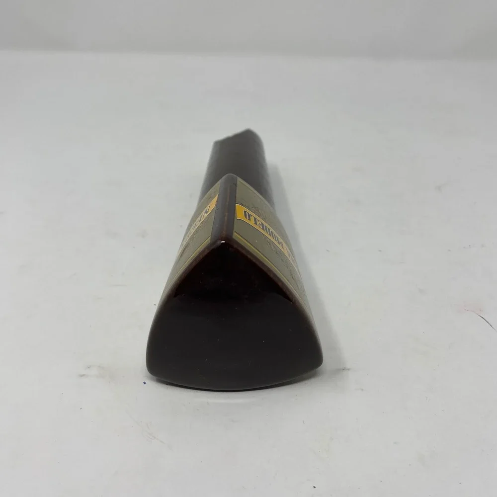Negra Modelo Beer Tap Handle Brown Ceramic Triangular Bar Decor 1925 Logo